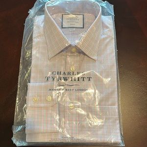 Charles Tyrwhitt Mens Dress Shirt 15-1/2 x 35 NWT